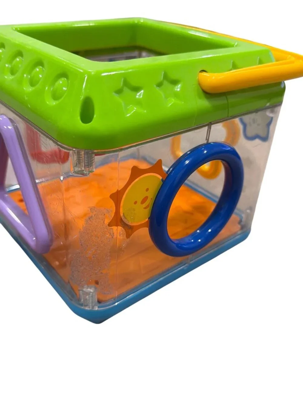 Fisher-Price Shape Sorter Cube With Peek-A-Blocks Set Educational Toy For Toddle